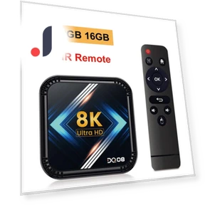 Smart TV Box Android 13 — Streaming Devices, Blackin