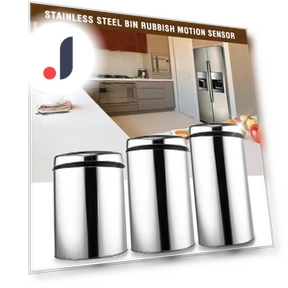 Touchless Trash Recycle Motion Sensor Waste Bin — Kitchen Cans, Ideal World