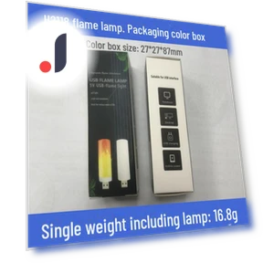USB Night Light with Flame Imitation — Creative Lighting Solutions, AI Supermarket
