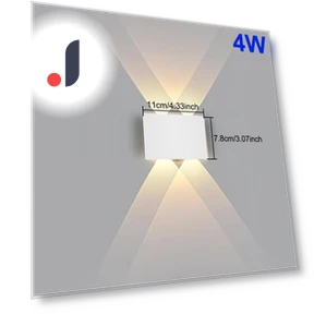 Waterproof LED Wall Light — Garden Illumination, AI Supermarket