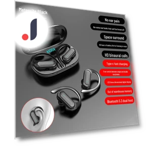 Wireless TWS Sports Bluetooth Earbuds — In-Ear Headphones, AI Supermarket