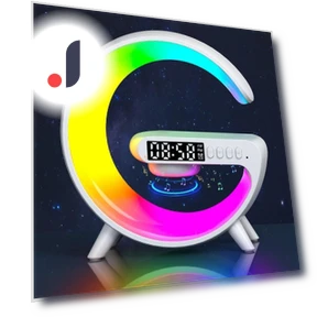 3-in-1 Wireless Charging Bluetooth Speaker with Ambient Light — Sleep Soothers, Factory Discount Outlet