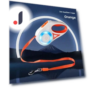 Automatic Retractable LED Dog Leash — Training Leads, Smart Pet Supplies
