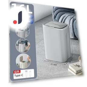 Automatic Touch Sensor Trash Bin — Kitchen Cans, Household supplies MH