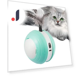 Automatically Moving Puzzle Ball Cat Teaser Toy — Cat Playthings, Smart Pet Supplies