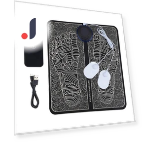 Electric Foot Mat EMS Pulse with Controller — Foot Care Solutions, Binchi Health Technology