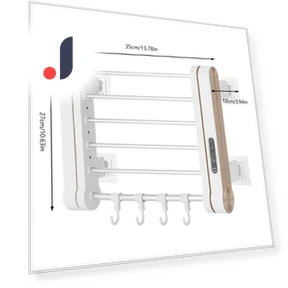 Electric Heated Towel Rail — Towel Warmers, Warmth Home