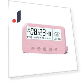 Glowing Digital Alarm Clock — Alarms & Clocks, Factory Discount Outlet