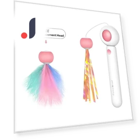 Interactive Cat Toy with Retractable Stick — Cat Playthings, Smart Pet Supplies