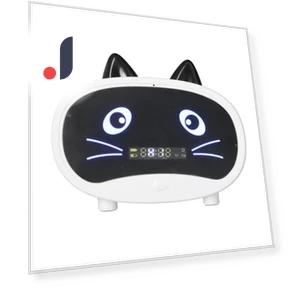 Mini Cartoon Speaker with Cat Ears Design — Alarms & Clocks, Tooarts
