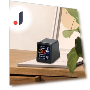 Smart Desktop WIFI Station with Electronic Weather Clock — Clocks, Ren Peishi