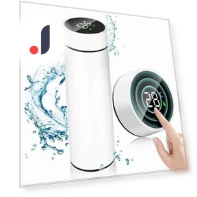 Smart Insulated Cup with LED Temperature Display — Beverage Warmers, Binchi Fitness