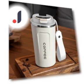Smart Stainless Steel Thermos Cup with Temperature Display — Beverage Warmers, Binchi Fitness