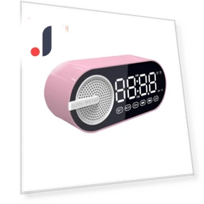 Smart Wireless Speaker with Dual Alarm — Portable Audio Solutions, Factory Discount Outlet