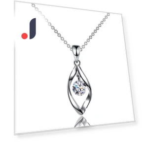 Smart Women's Pendant Necklace with Rotating Water Drop Design — Smart Jewelry, Allbestart