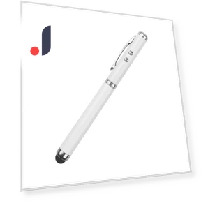 Soft Rubber Tip Stylus with LED Laser Pointer — Styluses & Digital Pens, Refreshing Home