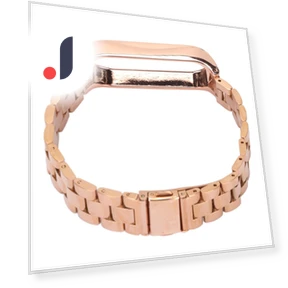 Stainless Steel Smart Watch Strap with Double Fold Clasp — Bands, DIYelecs