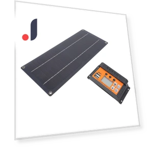 10W Solar Charger with 10A Controller — Solar Charging Solutions, CosyHome