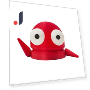 Cartoon Red Piggy Bank Robot with Movable Arm — Savings & Piggy Banks, Kitty Cat House