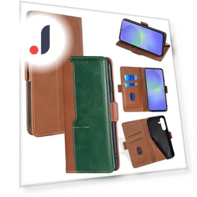 Contrast Color Wallet Leather Phone Cover — Bumpers, Smartwatch 2025
