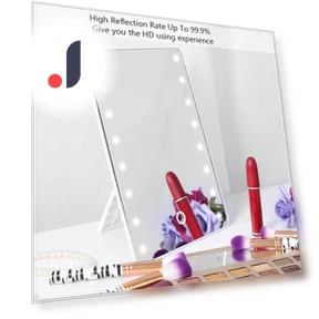 Cosmetic Mirror with Touch Screen — Handheld, DIYelecs