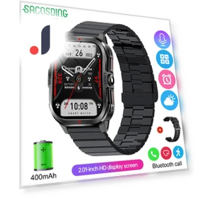 Curved Screen Outdoor Military LED Smart Watch — Smartwatches, SACOSDING