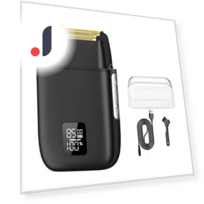 Electric Shaver with Digital Display — Nose & Ear Trimmers, Enjoy Smart Home