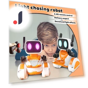 Intelligent Desktop Pet Robot with Light Following Function — Interactive Animal Companions, Long nose