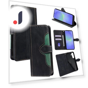 Leather Wallet Phone Cover with Magnetic Clasp — Bumpers, Smartwatch 2025