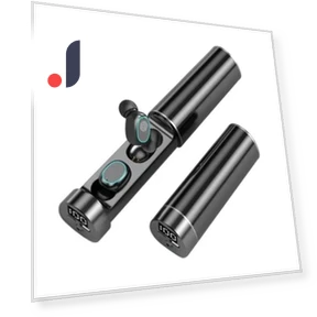 Mini Bluetooth Earbuds with Touch Control and LED Display — Headsets, DIYelecs