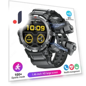 NFC-гарнитура Смарт-часы 2 в 1 TWS Беспроводные наушники — Wearable Accessories, QLY Online