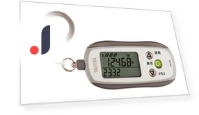 Pedometer with 3D Sensor and Security Buzzer — Step Counters, TANITA