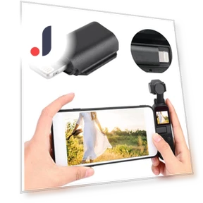 Phone Connector Adapter for DJI OSMO Pocket — Lens Attachments, DIYelecs