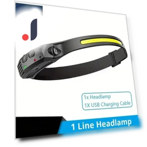 Rechargeable COB LED Headlamp with Sensor Switch — Flashlights, SaiMili Light