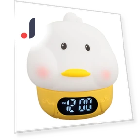 Rechargeable Colorful Silicone Touch Night Light with Timer and 2 Alarms — Night Lights, GoolRC