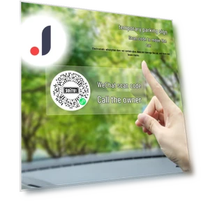 Smart QR Code Parking Sign — Parking Gadgets, Discount Domain
