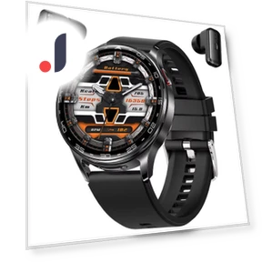 Smart Watch TWS 2-in-1 Bluetooth Headphones with Built-in Speaker — Smartwatches, ElectronicsHome