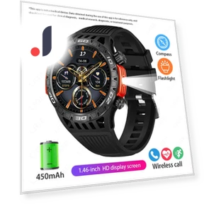 Smart Watch with LED Backlight — Smartwatches, ElectronicsHome