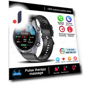 Smart Watch with Pulse Therapy — Smartwatches, QLY Online