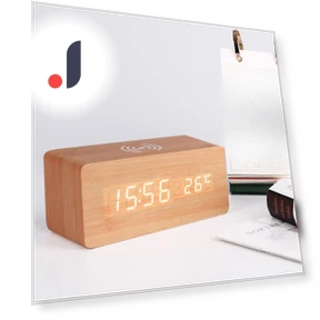 Smart Wireless Charging Alarm Clock — Alarm, Fashionable bags