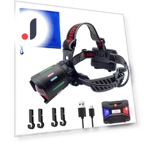 Stylish and Powerful USB-Rechargeable Headlamp — Flashlights, MIYAKO DENKI