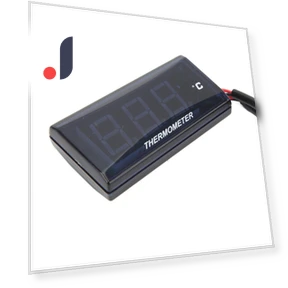 Universal Motorcycle LCD Water Temperature Gauge — Water & Oil Temperature, Neoglint