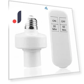 Wireless Remote Control Light Bulb Socket Smart Switch — Outlet Switches, SaiMili Light