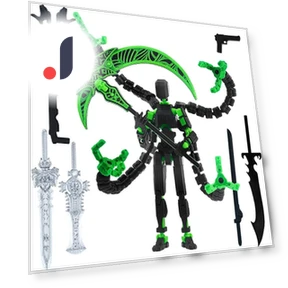 3D-Printed Multi-Jointed Movable Robot T13 — Heroic Collectibles, Yes No