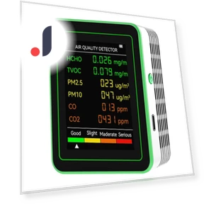 6 in 1 Air Quality Monitor — Air Quality Monitors, Shunlin