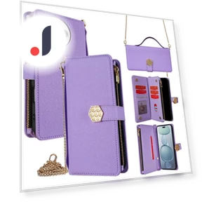 Cross Texture PU Leather+TPU Wallet Case with Strap — Basic Cases, Smartwatch 2025
