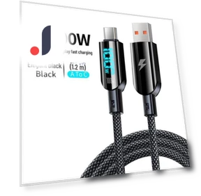 Dual Port Type-C Fast Charging Cable with Smart Display — Cables, ElectroCN