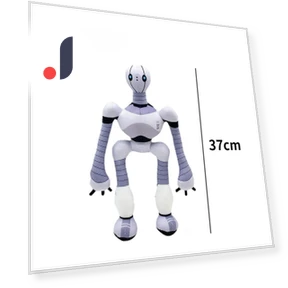 Flexible Arm Wilderness Robot Plush Cartoon Doll — Plushies, Glowing