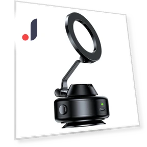 Foldable Magnetic Electric Vacuum Car Phone Holder — Dashboard Installation Kits, Auto Parts Decorate