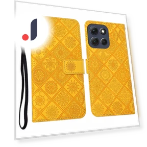 Leather Case Ethnic Style Wallet Phone Cover with Strap — Flip Cases, Smartwatch 2025